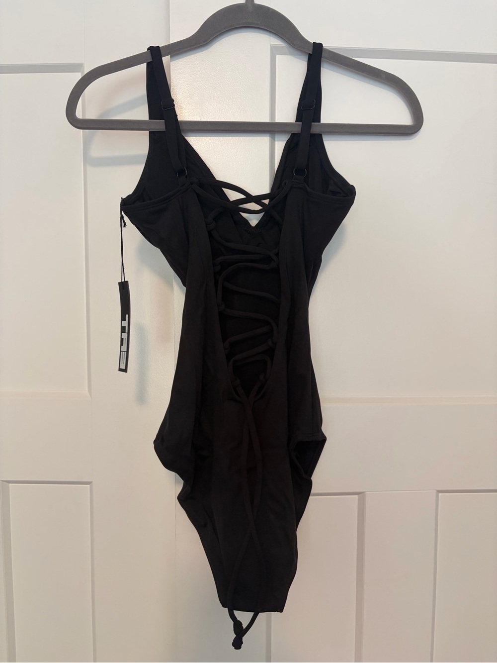 TA3 Plungey Black XS (XLong Torso) Sculpting Corset Swimsuit NWT - Picture 11 of 11